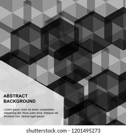 abstract background,EPS10 Design Graphic Concept box square blend with color Different level