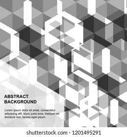 abstract background,EPS10 Design Graphic Concept box square blend with color Different level