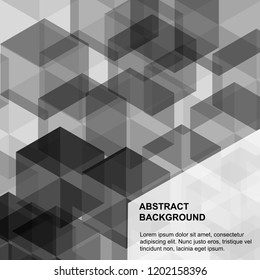 abstract background,EPS10 Design Graphic Concept box square blend with color Different level