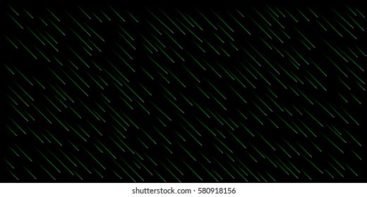 Abstract background.falling stars(green,line)