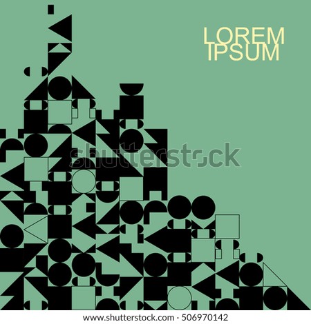  Abstract background,geometric, bussinessbackgrounds with trendy design. Applicable for Covers, Placards, Posters, Flyers and Banner Designs.vector illustration