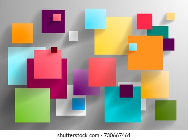 abstract background.geometric figures.quads. banner eps 10