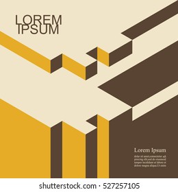 Abstract background,Isometric cover design. Architecture book. Business backgrounds with trendy design. Applicable for covers posters and banner designs.vector illustration