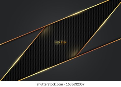  Abstract background.Luxury of black and gold Vector illustration.Eps10