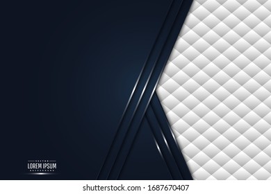  Abstract background.Luxury of dark blue and white space.Layout for banner, business, presentations, flyers, posters.Vector illustration.Eps10