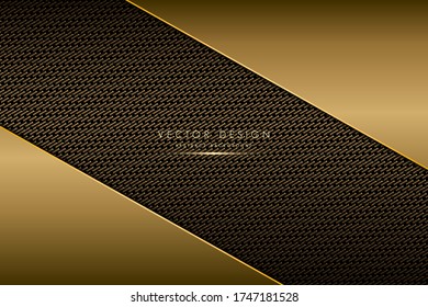  Abstract background.Luxury of gold with dark space modern design.Vector illustration.Eps10