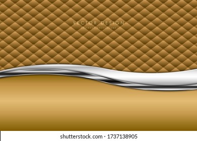  Abstract background.Luxury of gold greeting card.Design for wedding invitation.Vector illustration.Eps10