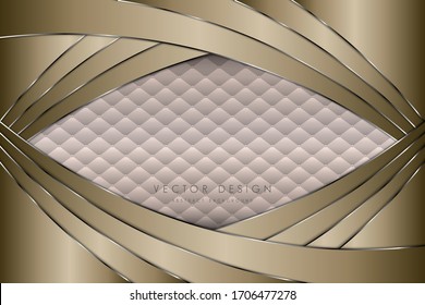   Abstract background.Luxury of gold and silver.Modern design.Layout for banner, business, presentations, flyers, posters.Vector illustration.Eps10