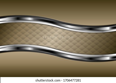   Abstract background.Luxury of gold and silver.Modern design.Layout for banner, business, presentations, flyers, posters.Vector illustration.Eps10
