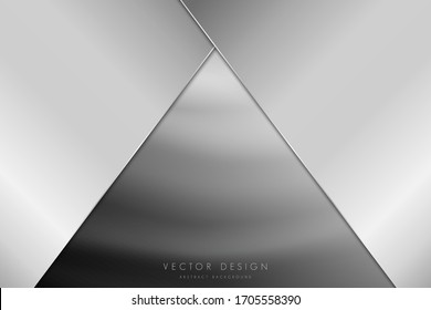   Abstract background.Luxury of gray metallic modren design.Layout for banner, business, presentations, flyers, posters.Vector illustration.Eps10