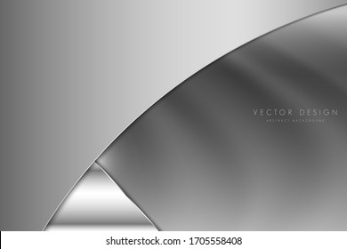   Fondo abstracto.Lujo del diseño de los modelos metálicos grises.Diseño para banners, negocios, presentaciones, volantes, carteles.Ilustración vectorial.Eps10