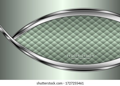 Abstract background.Luxury of green with upholstery. Modern design.Vector illustration.Eps10