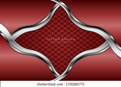Fondo abstracto.Lujo de diseño rojo moderno.Ilustración vectorial.Eps10