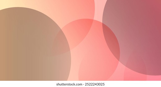 abstract background.modern.minimalist.pink and yellow gradations.circle effect.