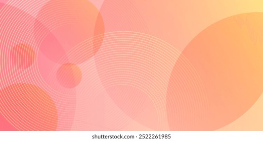 abstract background.modern.minimalist.pink and yellow gradations.circle effect.