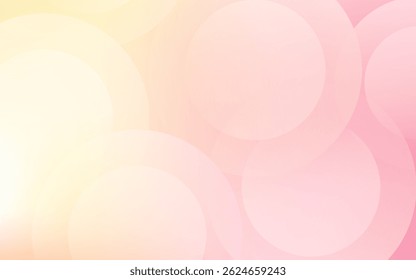 abstract background.modern.minimalist.pink and yellow gradations.circle effect