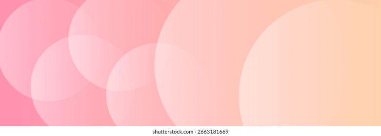 abstract background.modern.minimalist.pink and yellow gradations.circle effect.