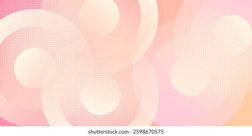 abstract background.modern.minimalist.pink and yellow gradations.circle effect.memphis.trendy .eps 10. vector illustration modern