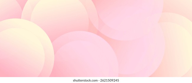 abstract background.modern.minimalist.pink and yellow gradations.circle effect.memphis.trendy .eps 10. vector illustration. modern