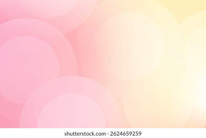 abstract background.modern.minimalist.pink and yellow gradations.circle effect.memphis.trendy .eps 10