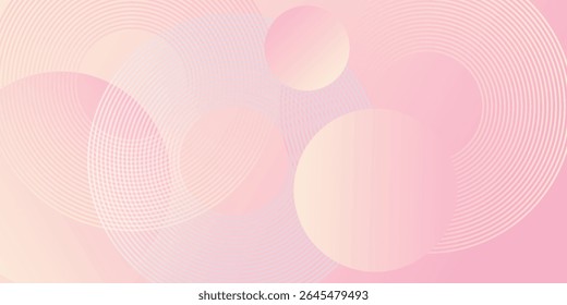 abstract background.modern.minimalist.pink and yellow gradations.circle effect.memphis.trendy .eps 10