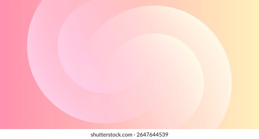abstract background.modern.minimalist.pink and yellow gradations.circle effect.memphis.trendy .eps 10