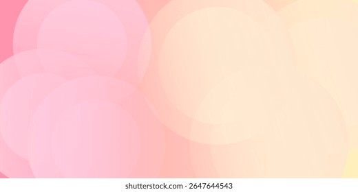abstract background.modern.minimalist.pink and yellow gradations.circle effect.memphis.trendy .eps 10