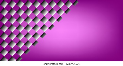 abstract background,pink glowing background and decorated with geometric squares