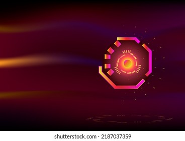 Antecedentes abstractos AI tecnología de alta tecnología fondo fondo de fondo icono patrón científico ilustración vectorial futurista