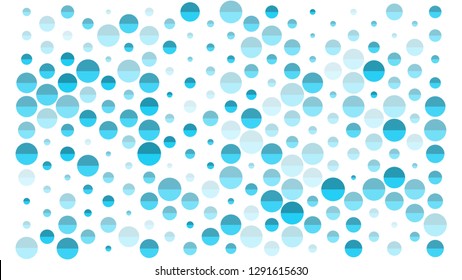 Abstract backgrounds with blue circles random size and transparency