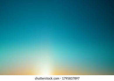 Abstract backgrounds from blue gradations to pale yellow, like the evening sky, can be used as a backdrop.
