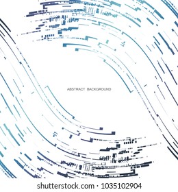 Abstract backgrounds with blue wavy lines. Elegant wave design. 