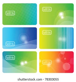 Abstract backgrounds - business cards