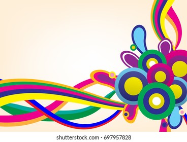 Abstract Backgrounds can be used for wallpaper, background, templates, posters, book covers, brochures, flyers, flyers, vector illustration