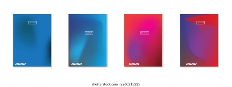abstract backgrounds collection with beautiful smooth gradation colors, colorful backgrounds for poster flyer banner backdrop.vertical banner.cool fluid background vector illustration.