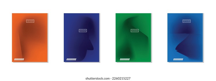 colección de fondo abstracto con hermosos colores de nitidez lisa, fondo colorido para el fondo del banner del volante de afiches.banner vertical.cool ilustración vectorial de fondo fluido.