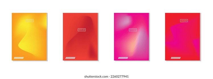 colección de fondo abstracto con hermosos colores de nitidez lisa, fondo colorido para el fondo del banner del volante de afiches.banner vertical.cool ilustración vectorial de fondo fluido.