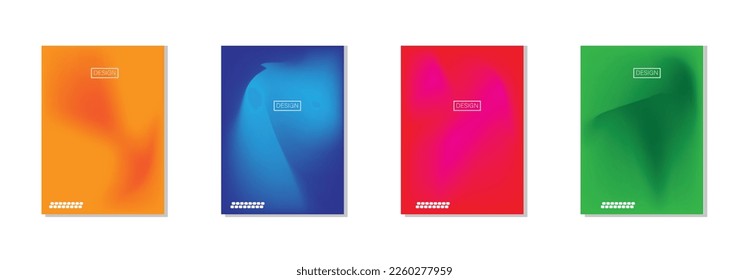 abstract backgrounds collection with beautiful smooth gradation colors, colorful backgrounds for poster flyer banner backdrop.vertical banner.cool fluid background vector illustration.