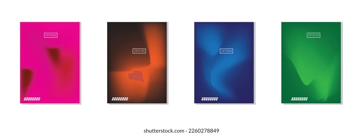 colección de fondo abstracto con hermosos colores de nitidez lisa, fondo colorido para el fondo del banner del volante de afiches.banner vertical.cool ilustración vectorial de fondo fluido.