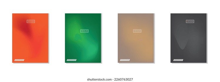 colección de fondo abstracto con hermosos colores de nitidez lisa, fondo colorido para el fondo del banner del volante de afiches.banner vertical.cool ilustración vectorial de fondo fluido.