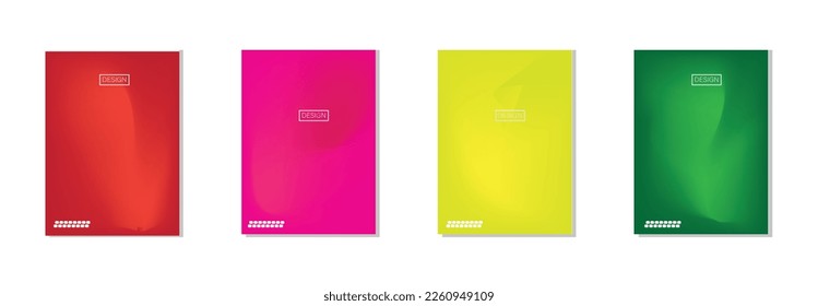 abstract backgrounds collection with beautiful smooth gradation colors, colorful backgrounds for poster flyer banner backdrop.vertical banner.cool fluid background vector illustration.