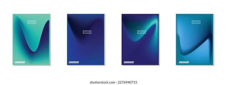 colección de fondo abstracto con bello color de gradación suave, fondo colorido para el fondo del cartel del volante de afiches.banner vertical.cool ilustración vectorial del fondo del fluido.