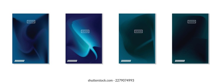 colección de fondo abstracto con bello color de gradación suave, fondo colorido para el fondo del cartel del volante de afiches.banner vertical.cool ilustración vectorial del fondo del fluido.