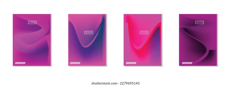 colección de fondo abstracto con bello color de gradación suave, fondo colorido para el fondo del cartel del volante de afiches.banner vertical.cool ilustración vectorial del fondo del fluido.
