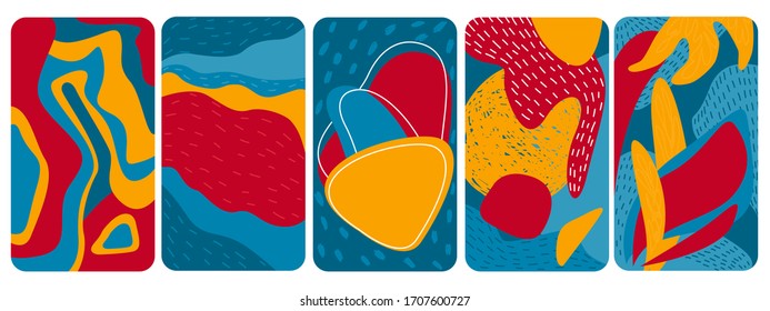 Abstract backgrounds collection for use in design