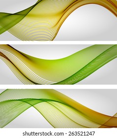 Abstract backgrounds with color waves