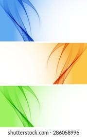 Abstract backgrounds with color waves