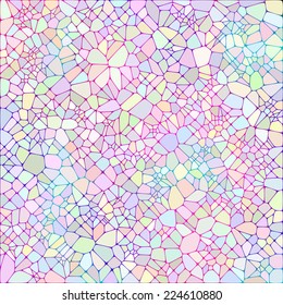 Abstract backgrounds with colored pastel tiles.