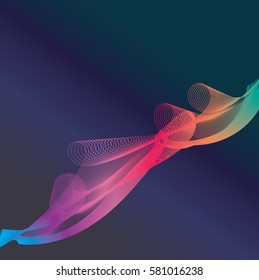 abstract backgrounds and colorful lines with 3D Colorful . Computer abstract background and color wave . Abstract template background with wave design.