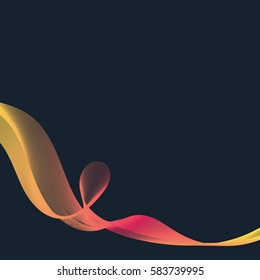abstract backgrounds and colorful lines with 3D Colorful